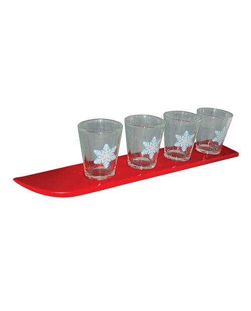 product image, Ski Shot Glass Set - Set Of 4 - SEXYEONE