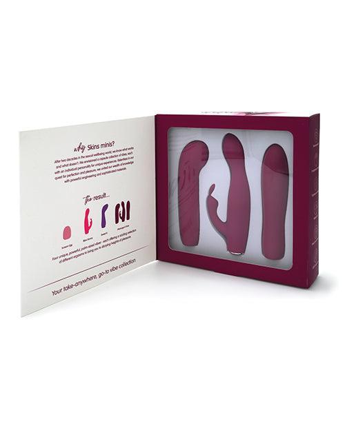 image of product,Skins Minis Massage A Trois - Magenta - SEXYEONE