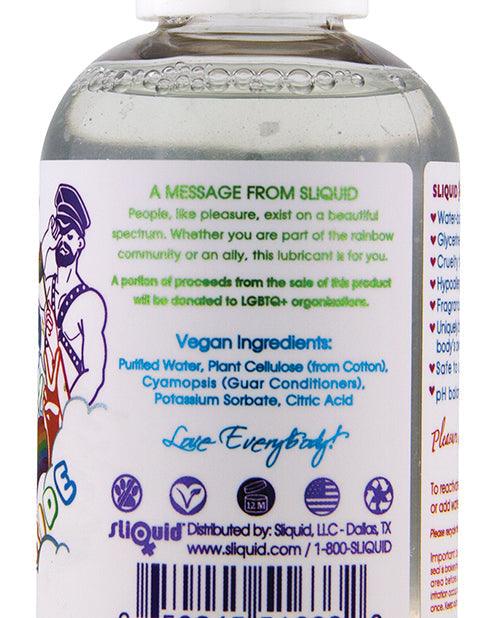 image of product,Sliquid Naturals Sparkle Pride Water Based Lube - SEXYEONE