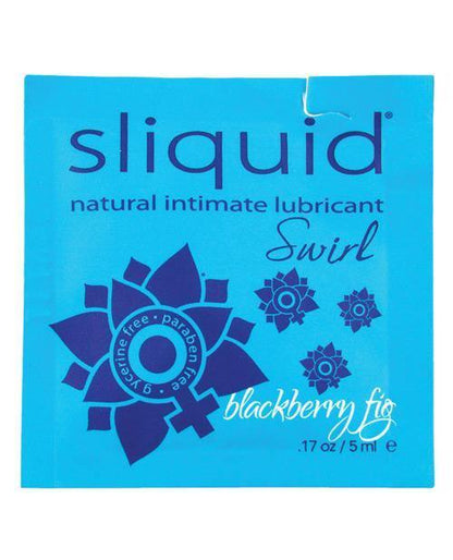Sliquid Naturals Swirl Lubricant Pillow - .17 Oz - SEXYEONE