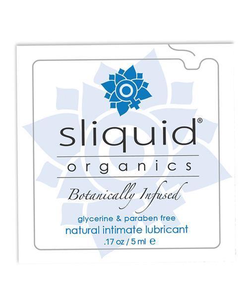 product image, Sliquid Organics Natural Intimate Lubricant - .17 Oz Pillow - SEXYEONE