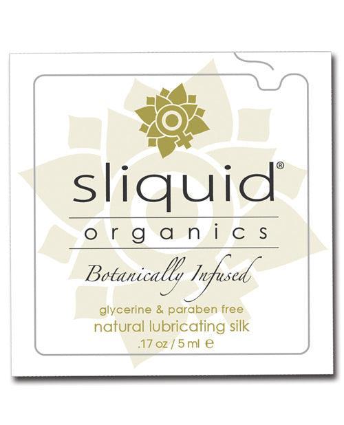product image, Sliquid Organics Silk Lubricant - .17 Oz Pillow - SEXYEONE