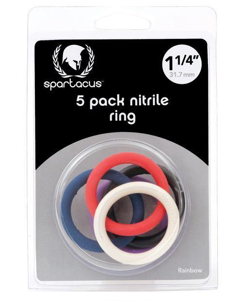 "Spartacus 1.5"" Nitrile Cock Ring Set" - SEXYEONE
