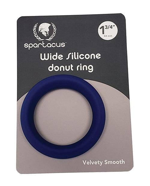 product image, Spartacus 1.75" Wide Silicone Donut Ring - Blue - SEXYEONE