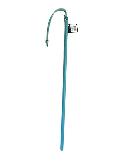 product image, Spartacus 24" Leather Wrapped Cane - Baby Blue - SEXYEONE