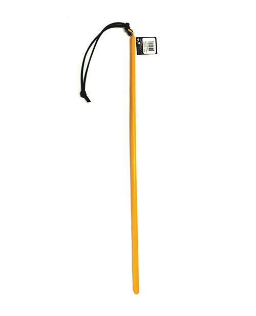 product image, Spartacus 24" Leather Wrapped Cane - Yellow - SEXYEONE