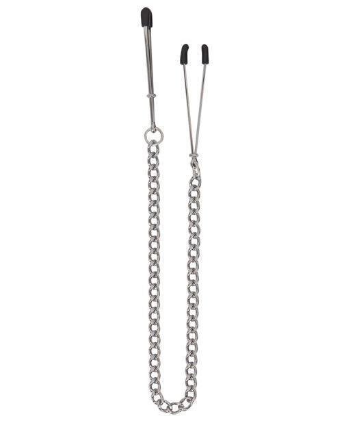 image of product,Spartacus Adjustable Tweezer Clamps W-link Chain - SEXYEONE