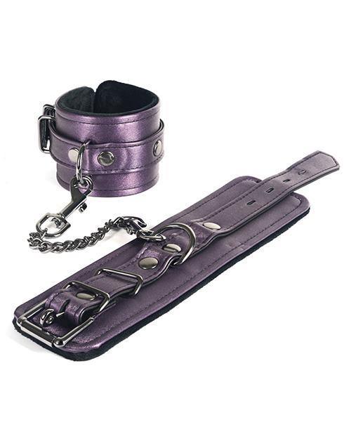 product image, Spartacus Galaxy Legend Faux Leather Wrist Restraints - Purple - SEXYEONE