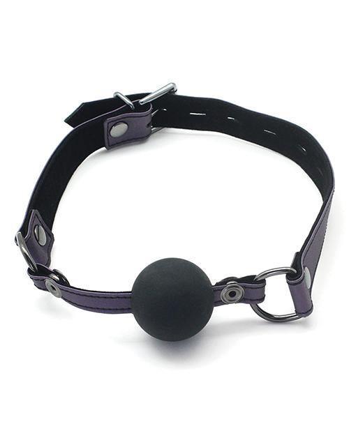 product image, Spartacus Galaxy Legend Silicone Ball Gag - Purple - SEXYEONE