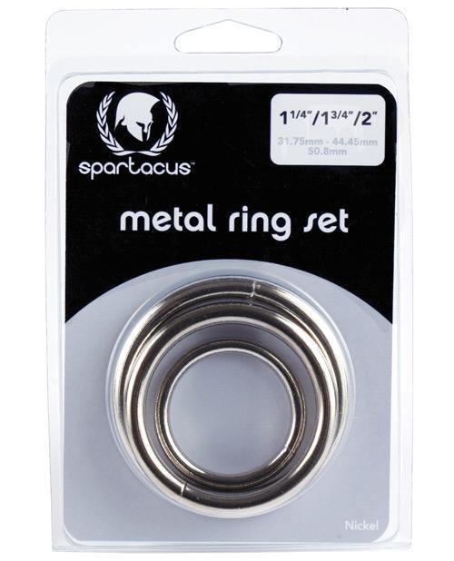product image, Spartacus Metal Ring Set - Pack Of 3 - SEXYEONE