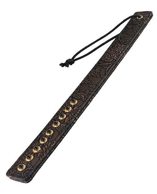product image, Spartacus Paddle W-gems - Brown Floral Print - SEXYEONE