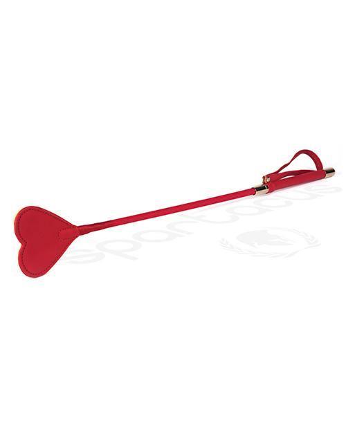 product image,Spartacus Pu Riding Crop W/plush Heart Shape Tip - SEXYEONE