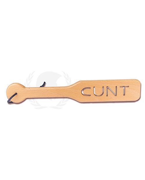product image, Spartacus Zelkova Wood Paddle - 32 Cm Cunt - SEXYEONE