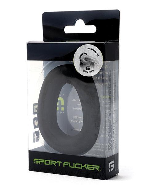 product image, Sport Fucker Hero Ring - Black - SEXYEONE
