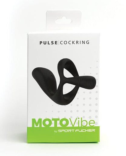 Sport Fucker Motovibe Pulse Cockring - Black - SEXYEONE