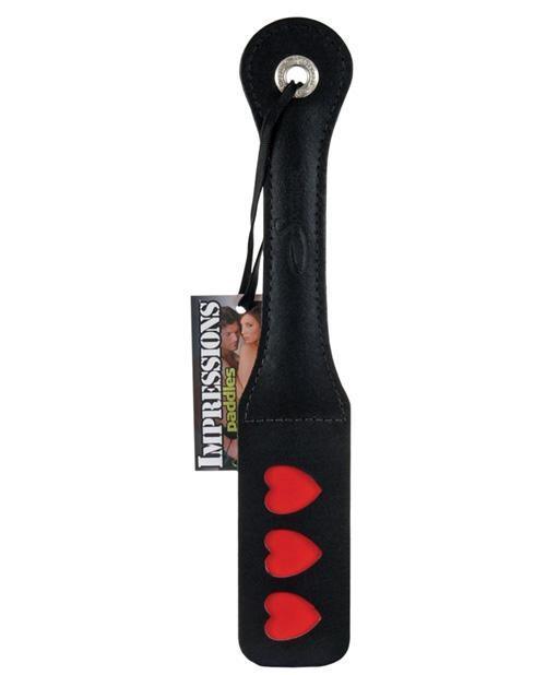 product image, Sportsheets 12" Leather Heart Impression Paddle - SEXYEONE