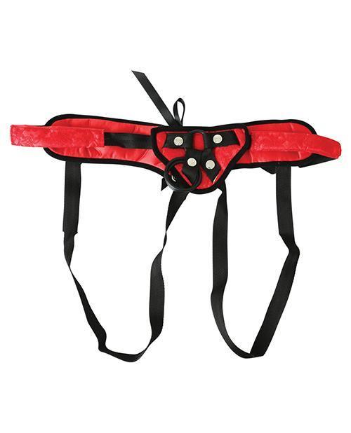 product image,Sportsheets Lace Strap On Corsette - Red - SEXYEONE