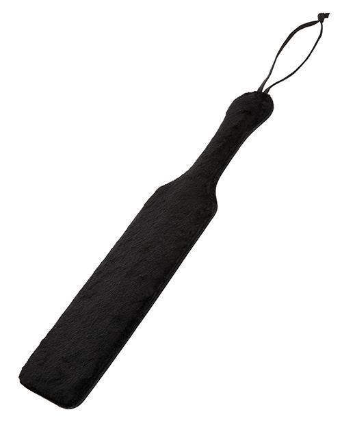 image of product,Sportsheets Leather Paddle W-black Fur - SEXYEONE
