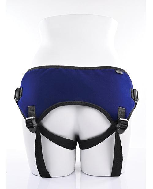 image of product,Sportsheets Lush Strap On - Cobalt - SEXYEONE
