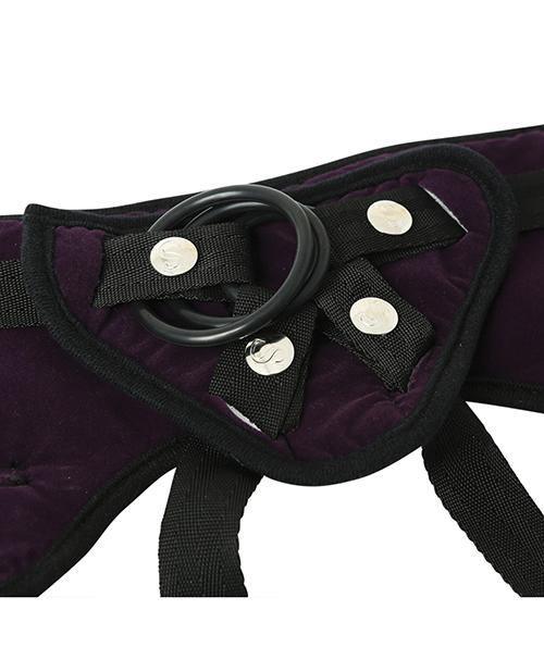image of product,Sportsheets Lush Strap On Harness - Purple - SEXYEONE