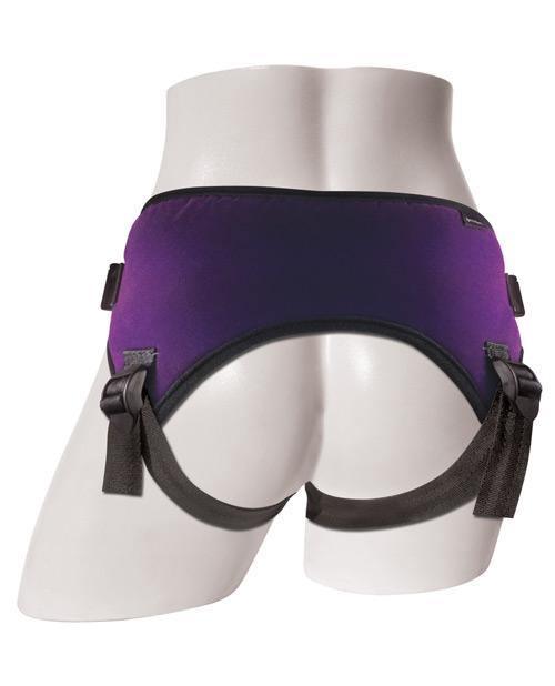 image of product,Sportsheets Lush Strap On Harness - Purple - SEXYEONE