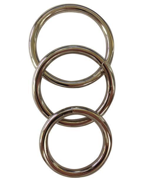 product image,Sportsheets Metal O Ring - Pack Of 3 - SEXYEONE
