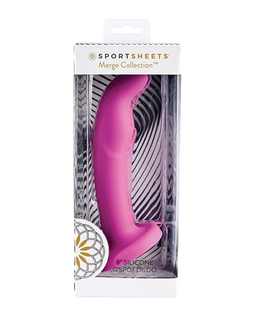 product image, Sportsheets Tana 8" Silicone G Spot Dildo - Pink - SEXYEONE