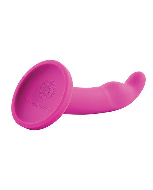 image of product,Sportsheets Tana 8" Silicone G Spot Dildo - Pink - SEXYEONE