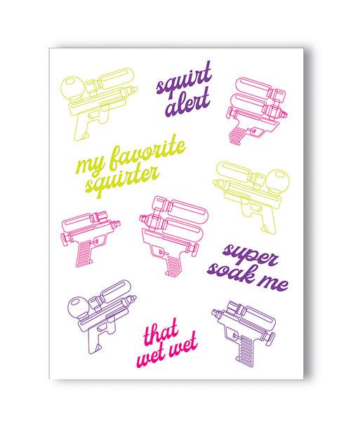 product image, Squirt Alert Naughty Greeting Card - SEXYEONE