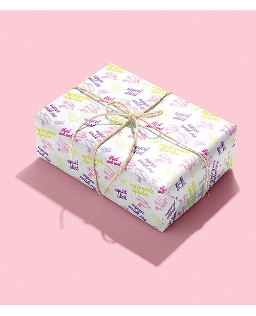 image of product,Squirt Alert Naughty Wrapping Paper - SEXYEONE