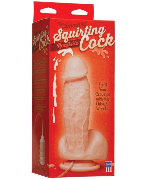product image, Squirting Realistic Cock W-splooge Juice - Flesh - SEXYEONE