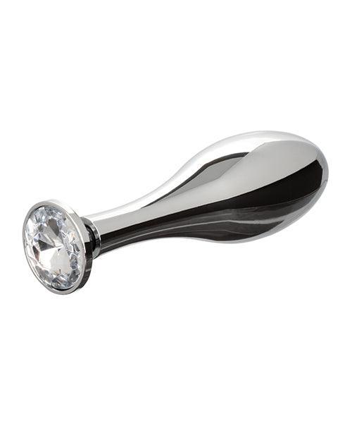 image of product,Star Fucker Teardrop Gem Plug W-silicone Enhancer - Black - SEXYEONE