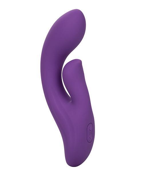 image of product,Stella Liquid Silicone Dual Pleaser - Purple - SEXYEONE