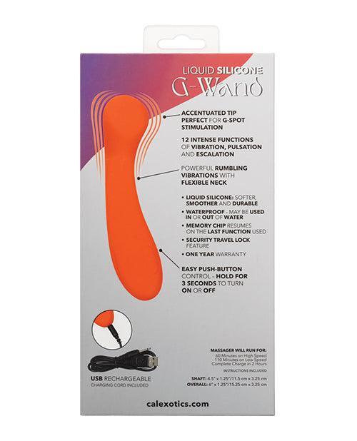 image of product,Stella Liquid Silicone G-wand - Red - SEXYEONE