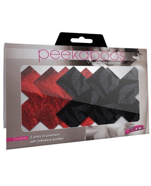 product image, Stolen Kisses Xs - Red & Black  Pack Of 2 - SEXYEONE