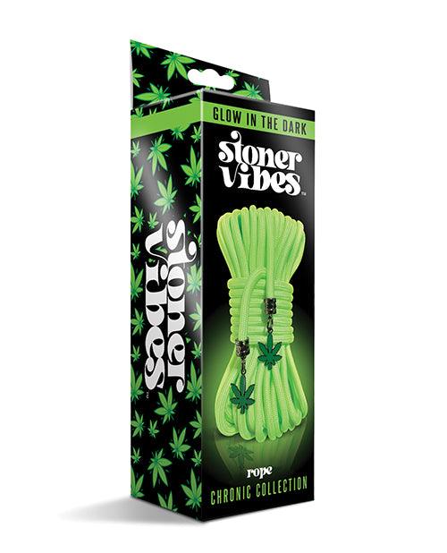 product image, Stoner Vibes Glow in the Dark Rope - Green - SEXYEONE