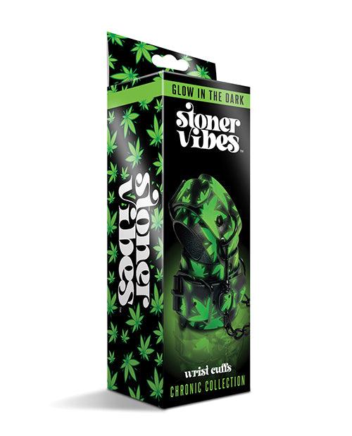 product image, Stoner Vibes Glow in the Dark Wrist Cuffs - SEXYEONE