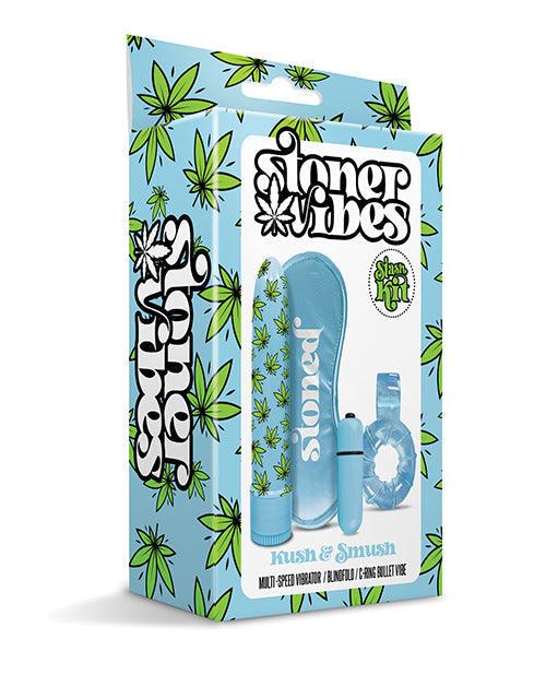 product image, Stoner Vibes Kush & Smush Stash Kit - Blue - SEXYEONE