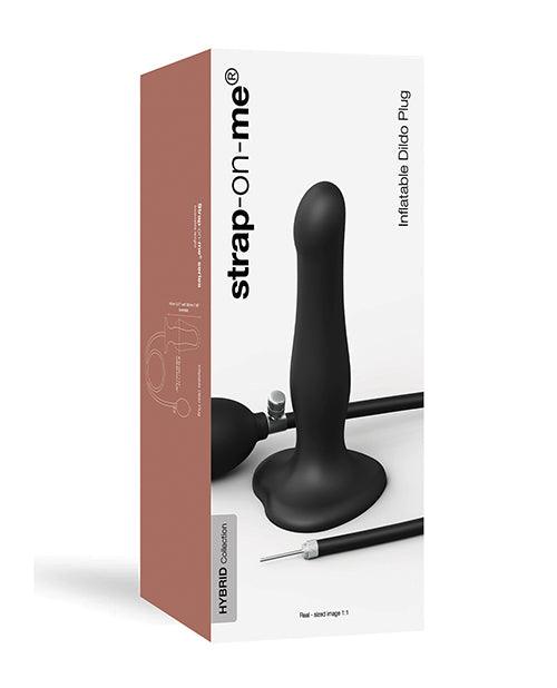 product image, Strap On Me Inflatable Dildo Plug - Black - SEXYEONE
