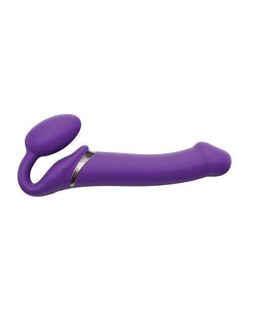 image of product,Strap On Me Vibrating Bendable L Strapless Strap On - Purple - SEXYEONE