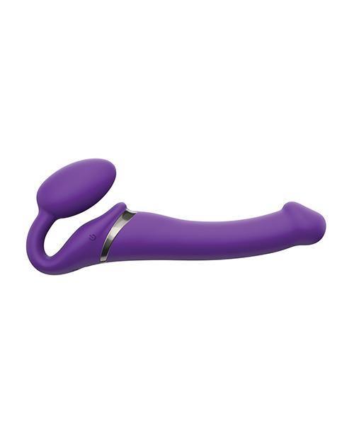image of product,Strap On Me Vibrating Bendable M Strapless Strap On - Purple - SEXYEONE