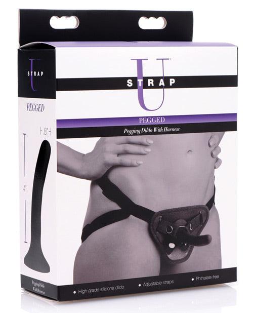 product image, Strap U Pegged Pegging Dildo W-harness - SEXYEONE