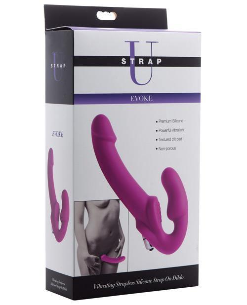 product image, Strap U Vibrating Strapless Silicone Strap On Dildo - SEXYEONE
