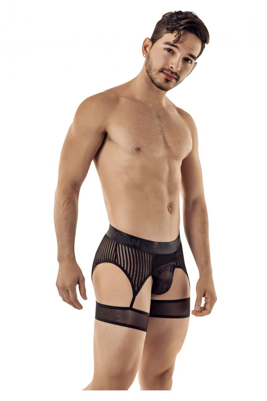 image of product,Stripes Gaterbelt Thongs - SEXYEONE