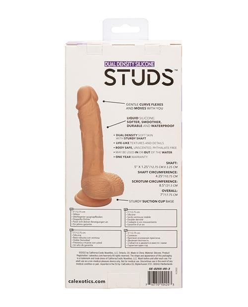 image of product,Studs Dual Density Silicone Dildo - SEXYEONE