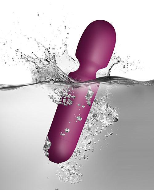 image of product,Sugarboo Playful Passion Wand Vibrator - Burgundy - SEXYEONE