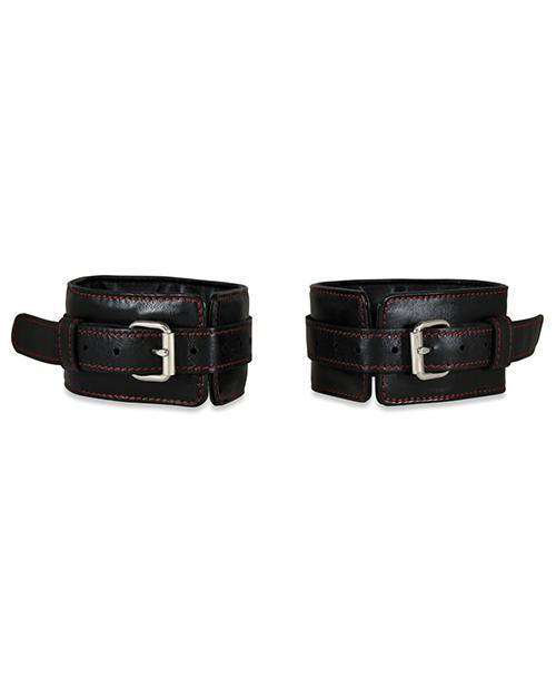 product image, Sultra Lambskin Ankle Cuffs - Black - SEXYEONE