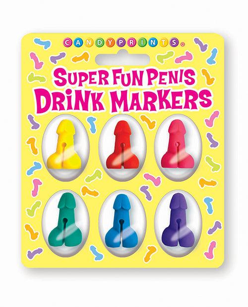 product image, Super Fun Cocktail Markers - Set Of 6 - SEXYEONE