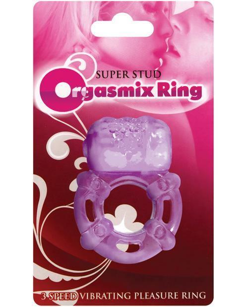 image of product,Super Stud Orgasmix Ring Pleasure Ring 3 Speed - SEXYEONE 