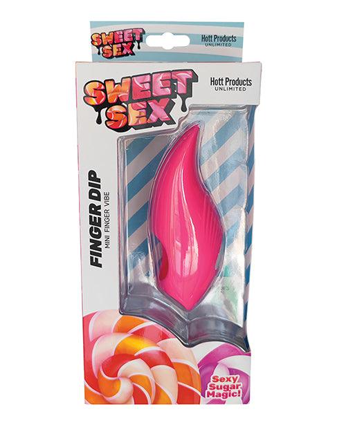 product image, Sweet Sex Finger Dip Mini Finger Vibe - Magenta - {{ SEXYEONE }}
